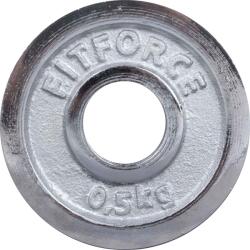 Fitforce ДИСК ЗА ЩАНГА 0, 5 КГ chrom 30 ММ 0, 5 КГ
