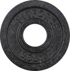 Fitforce ЧЕРНА ТЕЖЕСТ 0, 5 КГ С ОТВОР 30 ММ 0, 5 КГ