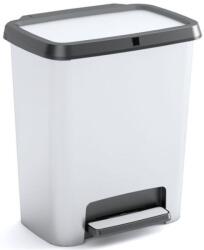 KIS COMPATTA 25L Pedálos szemetes, 38 x 28 x 43 cm, ezüst 249302 (249302)