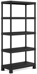 KIS PLUS 80/5 Műanyag polc/állvány, 5 polccal, 80x40x187cm (241075)
