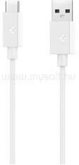 Spigen ESSENTIAL EB6020AC adatkábel USB - Type-C, 200cm, FEHÉR (ACA08716) (ACA08716)