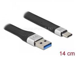 Delock USB 3.2 Gen 1 FPC lapos csík kábel USB A-típusú - USB Type-C 14 cm PD 3 A (DL86938) (DL86938)