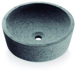 Bathco 00308 - Ráépíthető mosdó DUAL, Ø 40, 5 cm, kőhatású/szürke 00308 (BO0015)