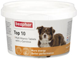 Beaphar TOP 10 DOG 180 TAB - comprimate multivitaminice cu carnitină pentru câini