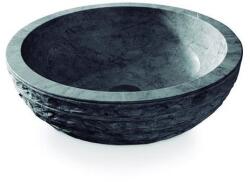 Bathco 00317 - PUKET ráültethető mosdó, Ø 45 cm, kőszínű/szürke 00317 (BO0016)