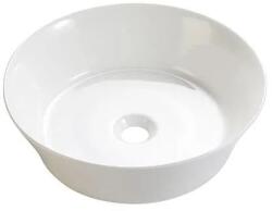 Bathco 4087 - Ráépíthető mosdó VOLTA átm. 42 cm porcelán/fehér 4087 (BO0040)