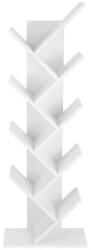 VASAGLE Raft alb tip copac, 8 polițe, montaj ușor, design modern (LBC11WTV1) Raft