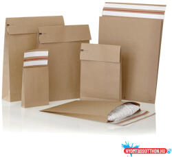 e-Green Csomagküldõ webshop tasak 450x570x100mm, erõs kraft papírból, E-green barna (db) (42519)