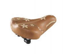 Selle Monte Grappa Nyereg XC 061 HAPPY FLOWERS mézbarna/krém minta