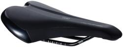 BBB Cycling nyereg BSD-13 MultiDensity, női, szintetikus bőr bevonat, anatómiai nyílással, 170mm széles, 250mm hosszú, fekete