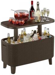 Keter Masa exterior cu lada frigorifica (frapiera) Keter Bevy Bar XL, maro (MG246857)