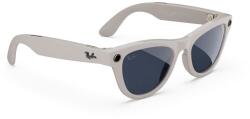 Meta RAY-BAN Meta Skyler (Standard) Smart Glasses (Gen 2) - Shiny Chalky Grey, Clear to Sapphire Tra (0RW40146700MF52)