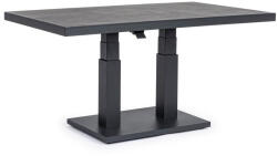  BOLZANO Titano 2 az 1-ben kerti asztal és pad 140x85 cm antracit