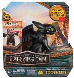 Spin Master Figurina How To Train Your Dragon 2025 - Roaring Minis Toothless, 4 ani+, Negru Figurina