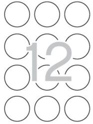 APLI Etikett, 60 mm kör, színes, APLI, neon sárga, 240 etikett/csomag (LCA2866) - tutitinta