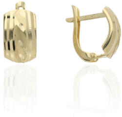 Gold earrings for ladies AU86091 - 14 karátos arany női fülbevaló Francia patentzárral (AU86091)