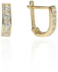 Gold earrings for ladies AU86176 - 14 karátos arany gyerek fülbevaló (AU86176)