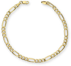 Gold bracelets AU86142 - 14 karátos arany figarucci mintás karlánc Hossza: 21 cm (AU86142)