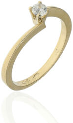 Gold rings AU86229 - 14 karátos női arany eljegyzési gyűrű Méret: 48 (AU86229)