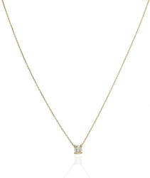 Gold necklaces AU86062 - 14 karátos arany nyaklánc beépített solitaire medállal Hossz: állítható, 42-45 cm (AU86062)