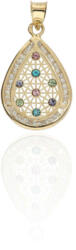 Gold pendants AU85952 - 14 karátos arany Köves medál (AU85952)