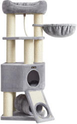 Feandrea Luxus Többszintes Macskabútor Nagy Testű Macskáknak Szürke