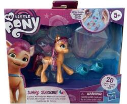 Hasbro Set Figurina My Little Pony Crystal Adventure Sunny Starscout, 8 cm Figurina