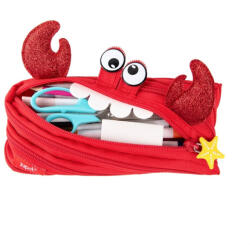 ZIPIT Penar cu fermoar, ZIPIT Creature Monster Clive - crab rosu (ZP-427588) Penar