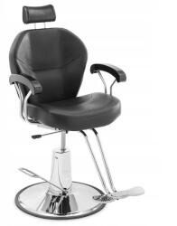  Fodrász szék lábtartóval, fekete (HOP1001895)