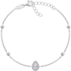 Brilio Silver Bájos ezüst karkötő cirkónium kövekkel BRC125W