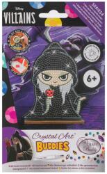 Craft Buddy Kit de broderie cu diamante Craft Buddy - Crystal Art Buddies: Vrăjitoare rea, 7 piese (CBCAFGR-DNY033)