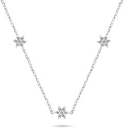 Brilio Silver Bájos ezüst nyaklánc cirkónium kövekkel NCL109W