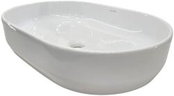  Pultra helyezhető mosdó 55x37 cm fehér fényes ovális Estadio DESSI HOME