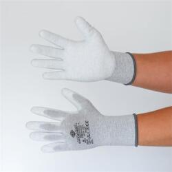  Mănuși de protecție, fibră de carbon, palmier PU, mărimea XL, alb-gri (SF0025-10)