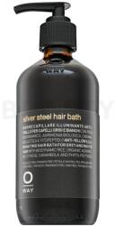 OWAY Silver Steel Hair Bath neutralizáló sampon sárga árnyalat ellen 240 ml
