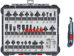 Bosch Él- és Profilmaró Készlet 15 Részes 8 mm-es Befogással + Ajándék Kés - fizz