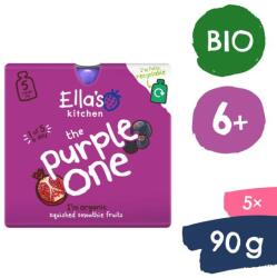Ella's Kitchen BIO PURPLE ONE плодово пюре с касис (5x90 g) (EK003)