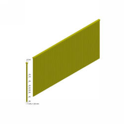 Milwaukee Fejnélküli Szeg M18 FN18GS-hez 18G / 16 mm 0° Galvanizált 10000 db