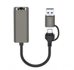 XO adapter kábel 2in1 szürke (XO-HUB018) (XO-HUB018)