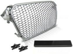 Audi A4 B8 Külső Rács - Matt Ezüst - RS Stílus (GRAU44)