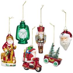 Madam Stoltz set de globuri de crăciun 6-pack 99KK-DSU03A_MLC (901680)