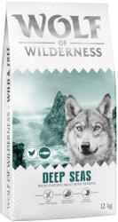 Wolf of Wilderness 2x12kg Wolf of Wilderness Adult "Deep Seas" - Hering: gabonamentes száraz kutyatáp