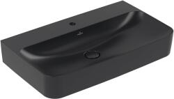 Villeroy & Boch Finion mosdótál 80x47 cm négyszögletes klasszikus fekete matt 416881R7 (416881R7)