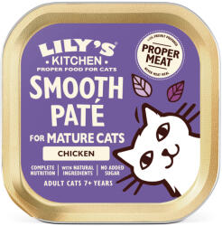 Lily's Kitchen 19x45g Lily's Kitchen Senior Smooth Paté Selection nedces macskatáp - Csirke