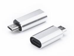 Haffner Lightning - micro USB adapter - ezüst (5901737917331-383)