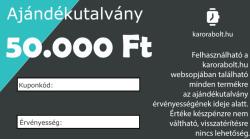  Ajándékutalvány50 - karorabolt
