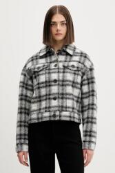 Tommy Jeans jachetă din amestec de lână 9BYA-KUD0E1_99X (DW0DW21662)