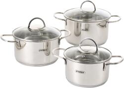 Bergner PY-6150 Edény Garnitúra 6 Részes RM PYREX (PY-6150)