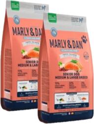  marka niezdefiniowana Marly & Dan száraz eledel közepes és nagytestű kutyáknak friss lazac ízesítésű, holisztikus és hipoallergén, 2x12 kg-os szárazeledel