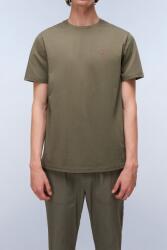 Napapijri Napapijri, Salis normál fazonú pamutpóló, Sötétpiros, Khaki, M (NP0A4H8D-G0A1-M)